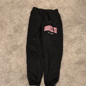 Black Brooklyn Sweatpants